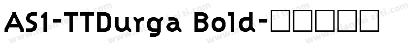 AS1-TTDurga Bold字体转换